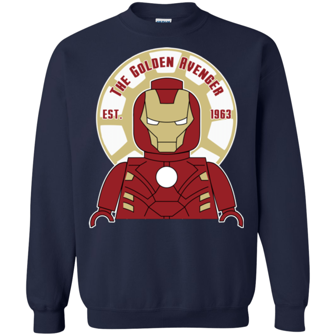 Sweatshirts Navy / Small The Golden Avenger Crewneck Sweatshirt