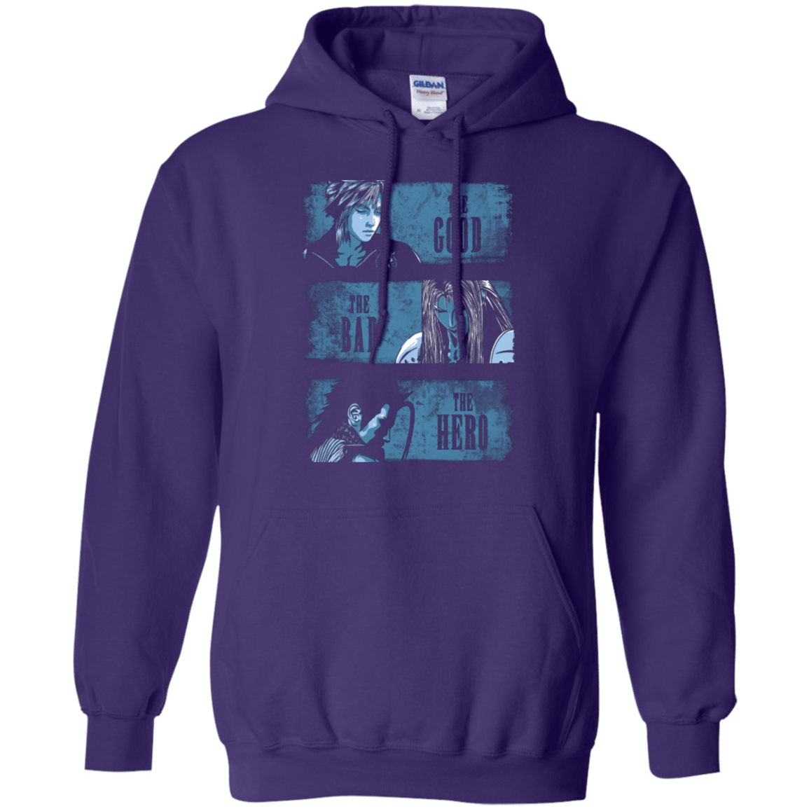 Sweatshirts Purple / Small The Good the Bad and the Hero Pullover Hoodie