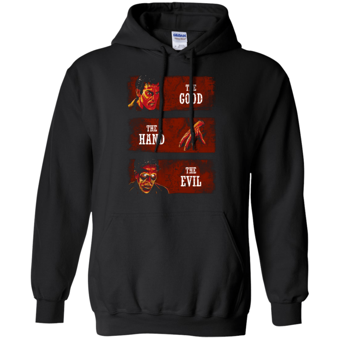 Sweatshirts Black / Small The Good the Hand and the Evil Pullover Hoodie