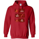 Sweatshirts Red / Small The Good the Hand and the Evil Pullover Hoodie