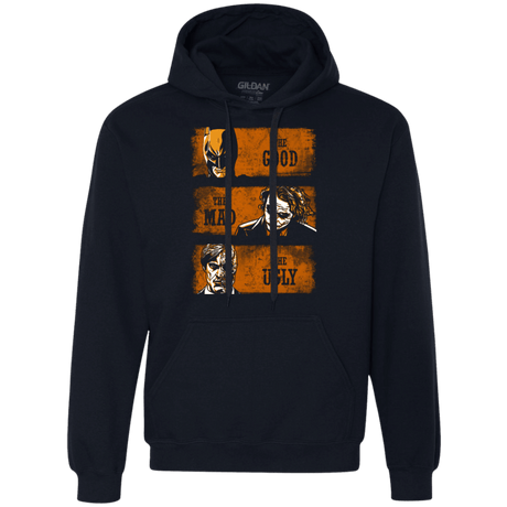 Sweatshirts Navy / Small The Good the Mad and the Ugly2 Premium Fleece Hoodie