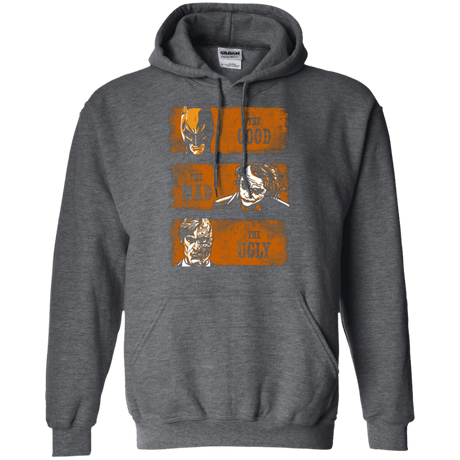 Sweatshirts Dark Heather / Small The Good the Mad and the Ugly2 Pullover Hoodie