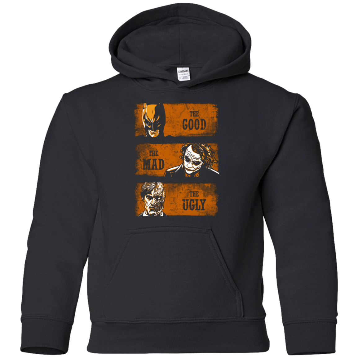 Sweatshirts Black / YS The Good the Mad and the Ugly2 Youth Hoodie