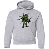 Sweatshirts Sport Grey / YS The Hulk Youth Hoodie