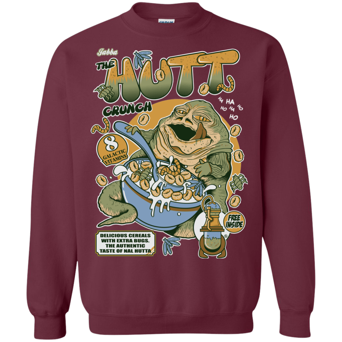 Sweatshirts Maroon / S The Hutt Crunch Crewneck Sweatshirt