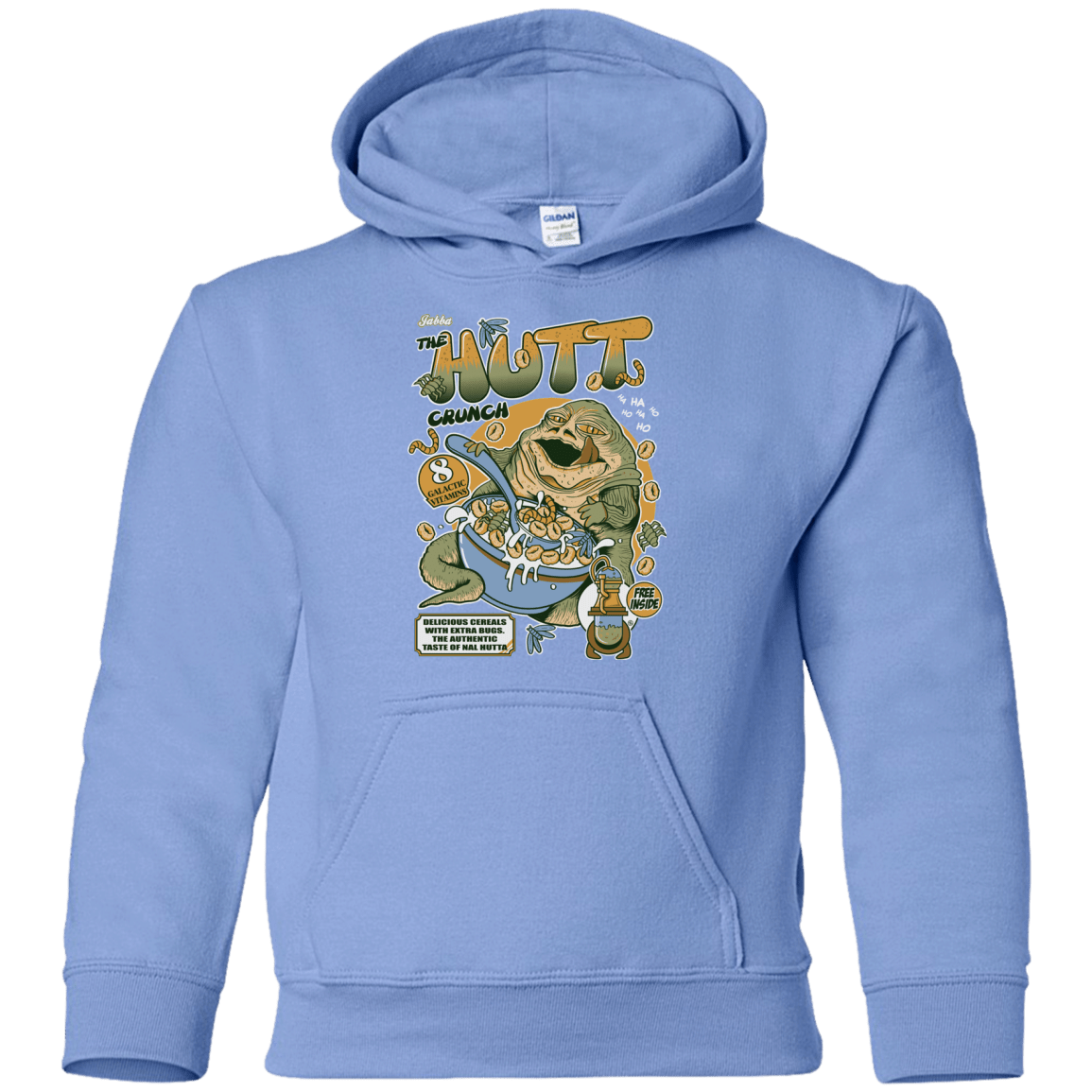 Sweatshirts Carolina Blue / YS The Hutt Crunch Youth Hoodie