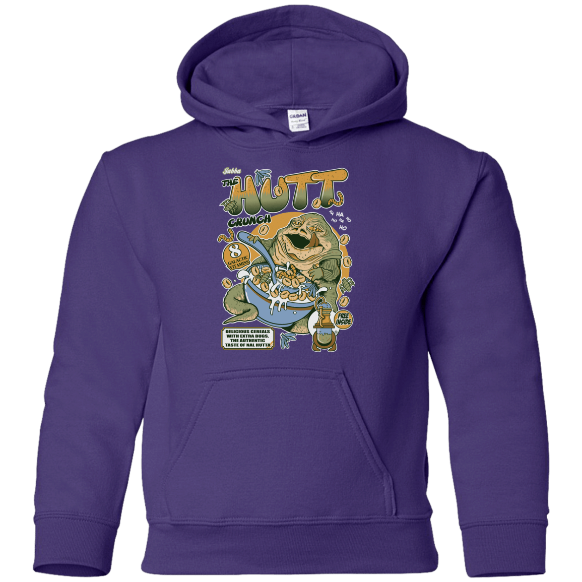 Sweatshirts Purple / YS The Hutt Crunch Youth Hoodie