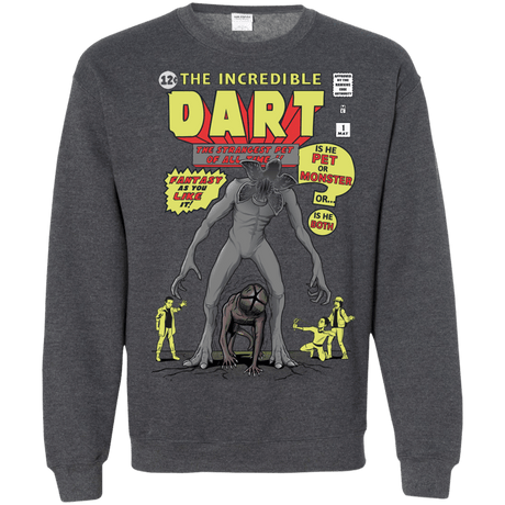 Sweatshirts Dark Heather / S The Incredible Dart Crewneck Sweatshirt