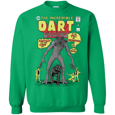 Sweatshirts Irish Green / S The Incredible Dart Crewneck Sweatshirt