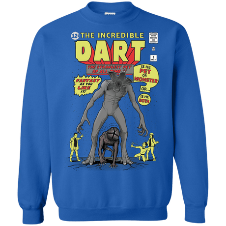 Sweatshirts Royal / S The Incredible Dart Crewneck Sweatshirt