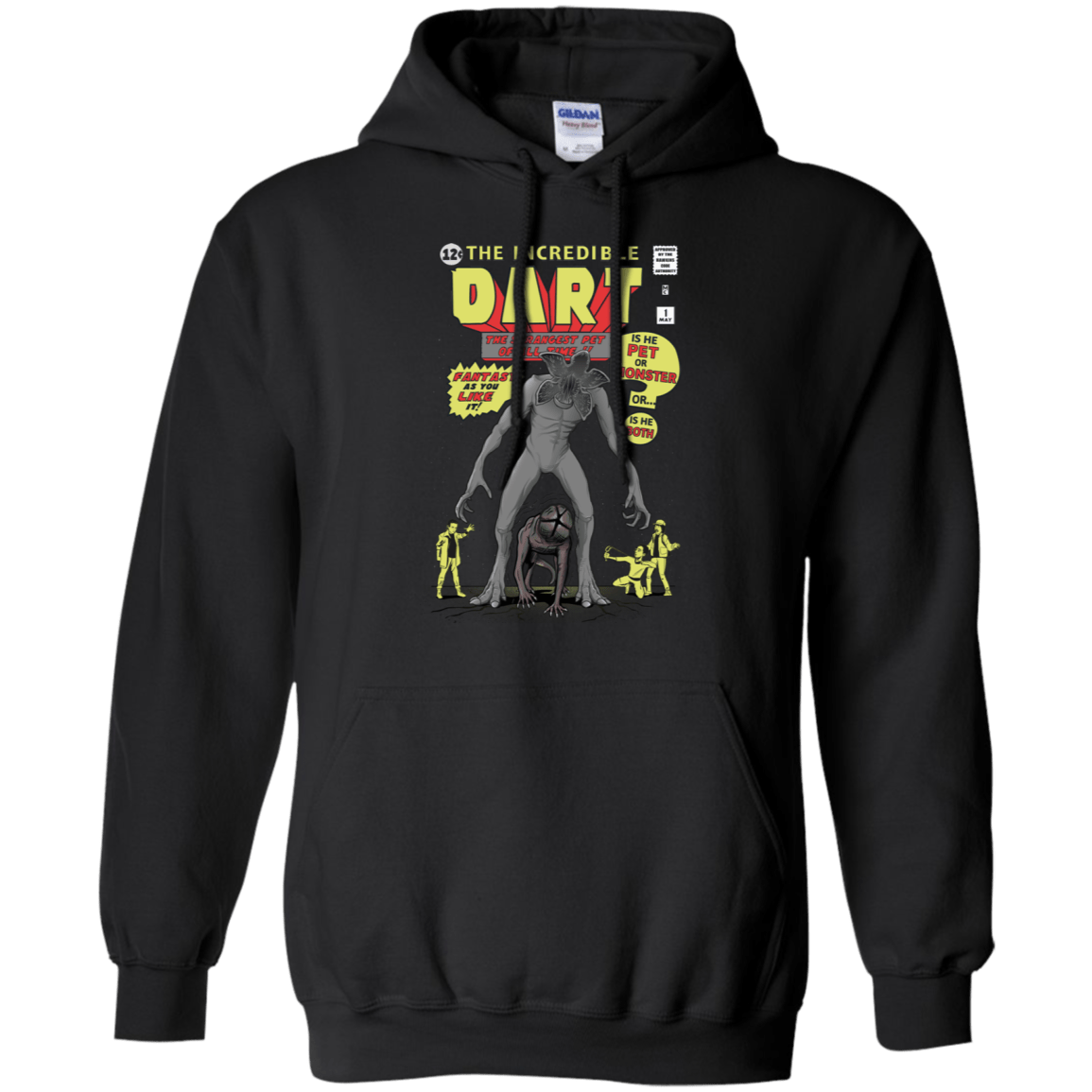 Sweatshirts Black / S The Incredible Dart Pullover Hoodie