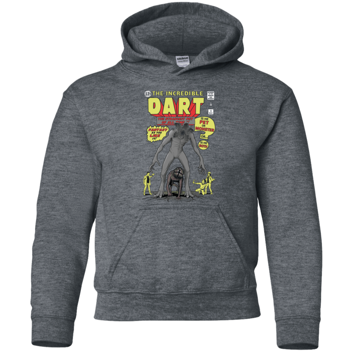 Sweatshirts Dark Heather / YS The Incredible Dart Youth Hoodie