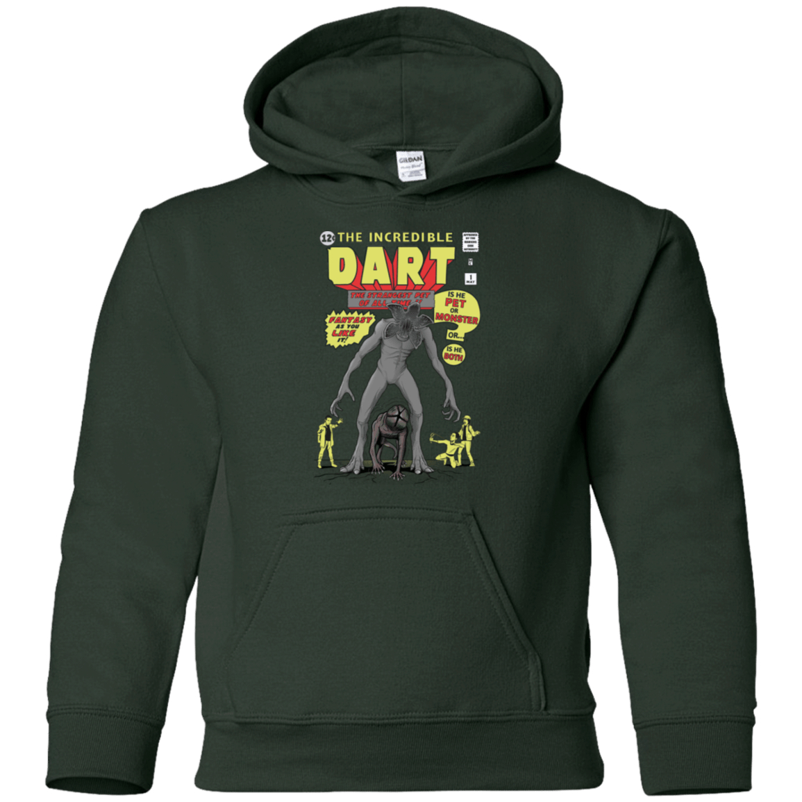 Sweatshirts Forest Green / YS The Incredible Dart Youth Hoodie