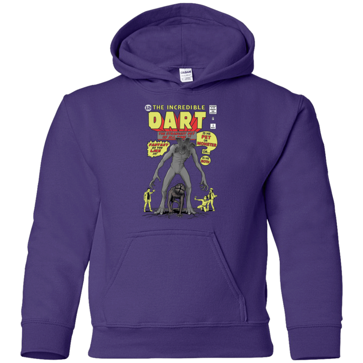 Sweatshirts Purple / YS The Incredible Dart Youth Hoodie