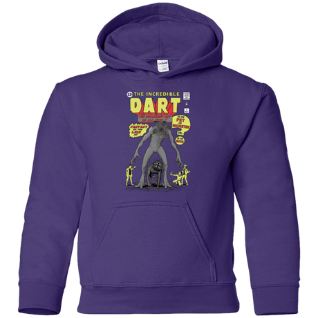 Sweatshirts Purple / YS The Incredible Dart Youth Hoodie