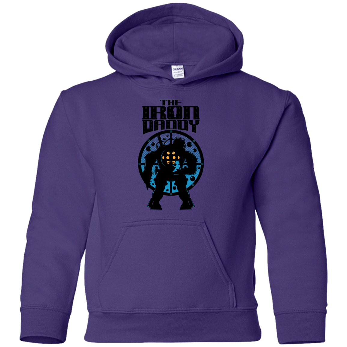 Sweatshirts Purple / YS The Iron Daddy Youth Hoodie