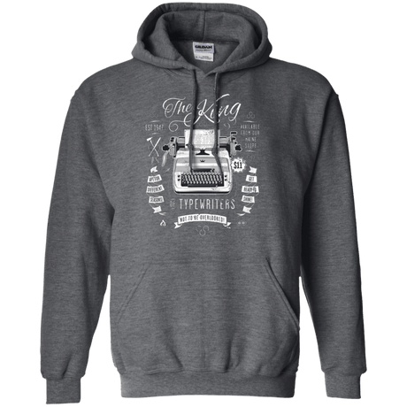 Sweatshirts Dark Heather / Small The King of Typewriters Pullover Hoodie