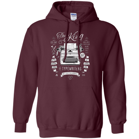 Sweatshirts Maroon / Small The King of Typewriters Pullover Hoodie
