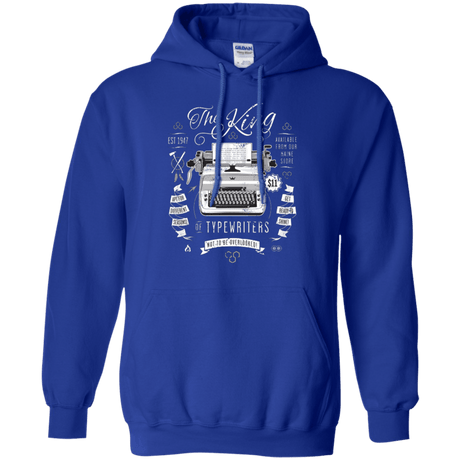 Sweatshirts Royal / Small The King of Typewriters Pullover Hoodie