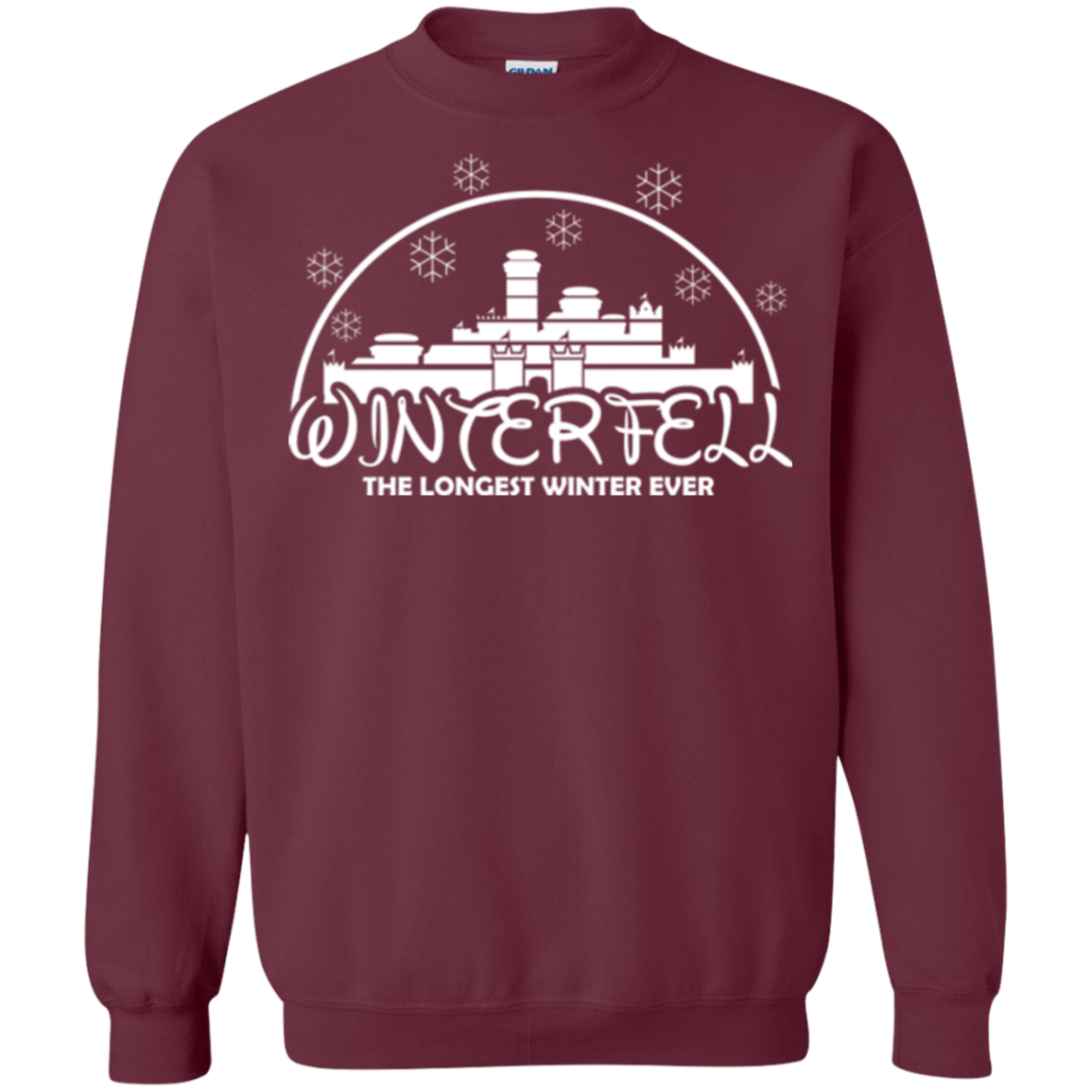 Sweatshirts Maroon / Small The longest winter Crewneck Sweatshirt