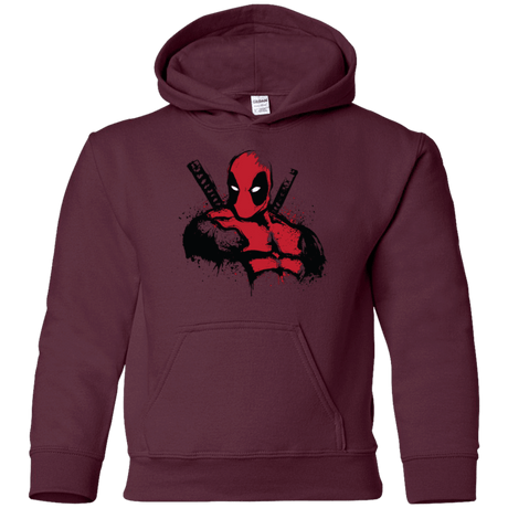 Sweatshirts Maroon / YS The Merc in Red Youth Hoodie