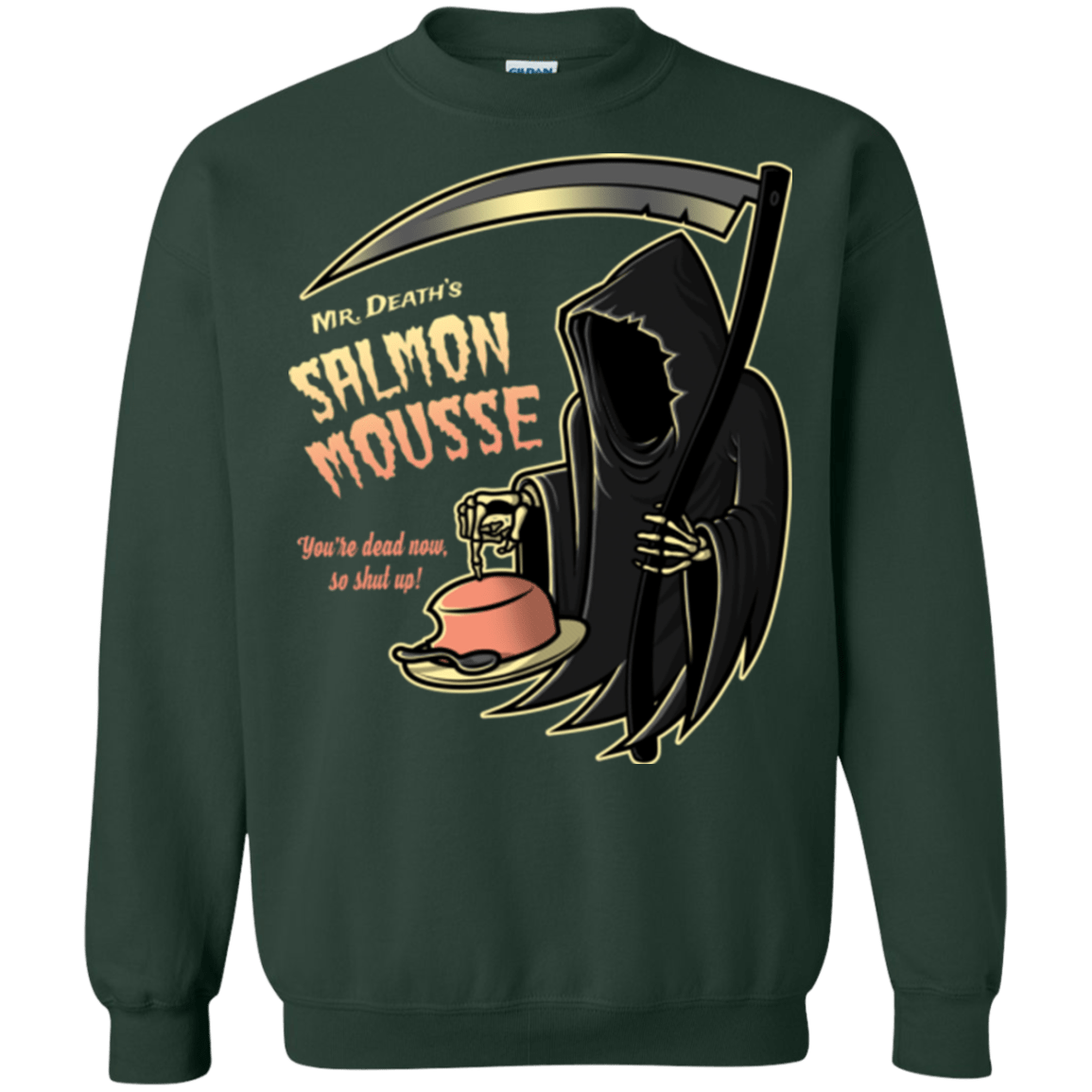 Sweatshirts Forest Green / Small The Salmon Mousse Crewneck Sweatshirt