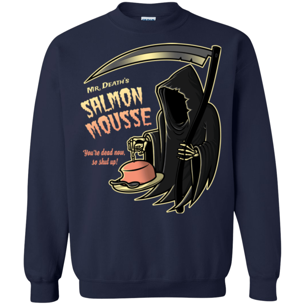 Sweatshirts Navy / Small The Salmon Mousse Crewneck Sweatshirt