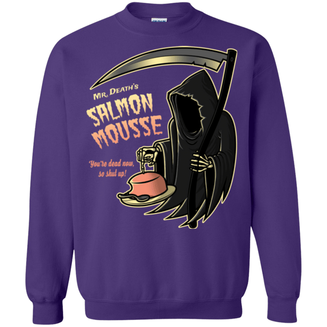 Sweatshirts Purple / Small The Salmon Mousse Crewneck Sweatshirt
