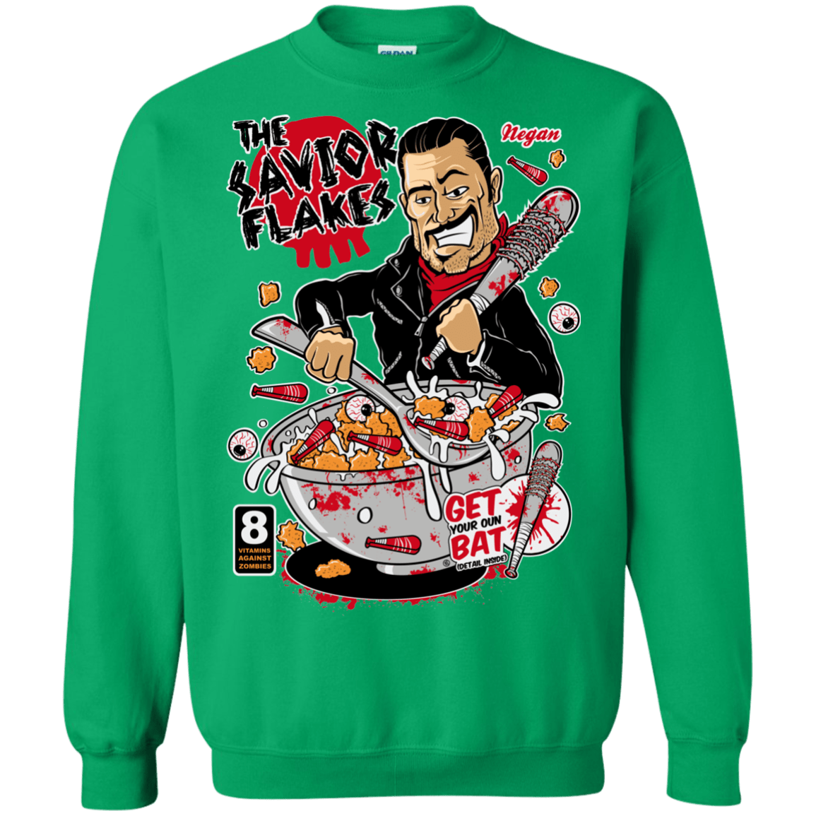 Sweatshirts Irish Green / S The Savior Flakes Crewneck Sweatshirt