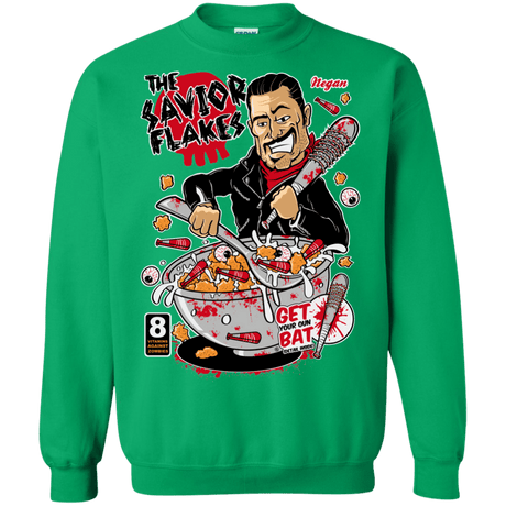 Sweatshirts Irish Green / S The Savior Flakes Crewneck Sweatshirt