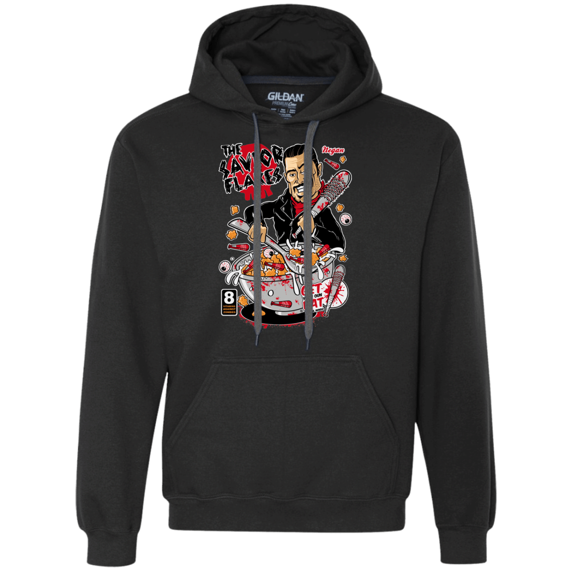 Sweatshirts Black / S The Savior Flakes Premium Fleece Hoodie