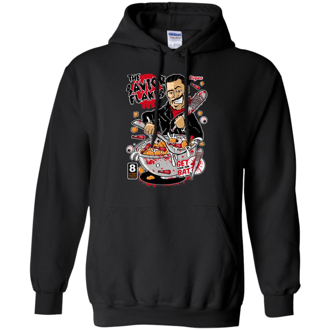 Sweatshirts Black / S The Savior Flakes Pullover Hoodie