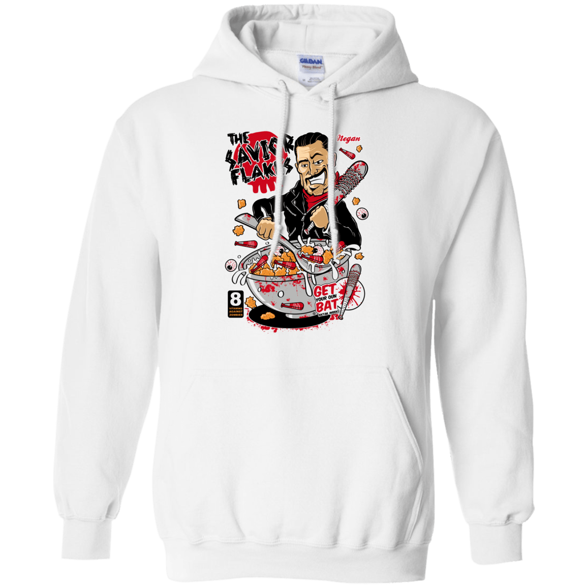 Sweatshirts White / S The Savior Flakes Pullover Hoodie