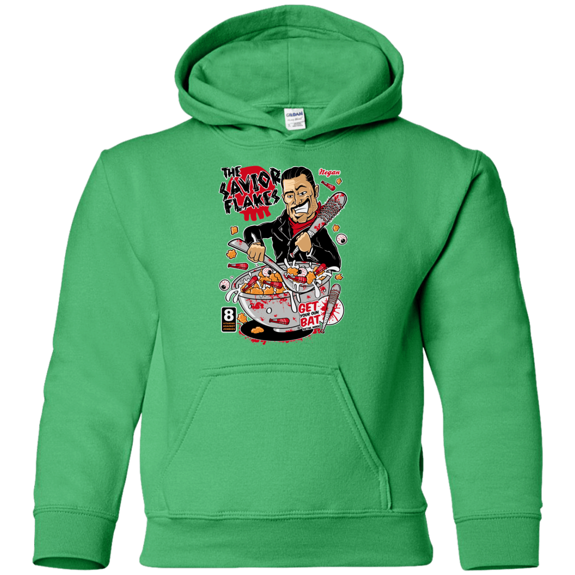 Sweatshirts Irish Green / YS The Savior Flakes Youth Hoodie