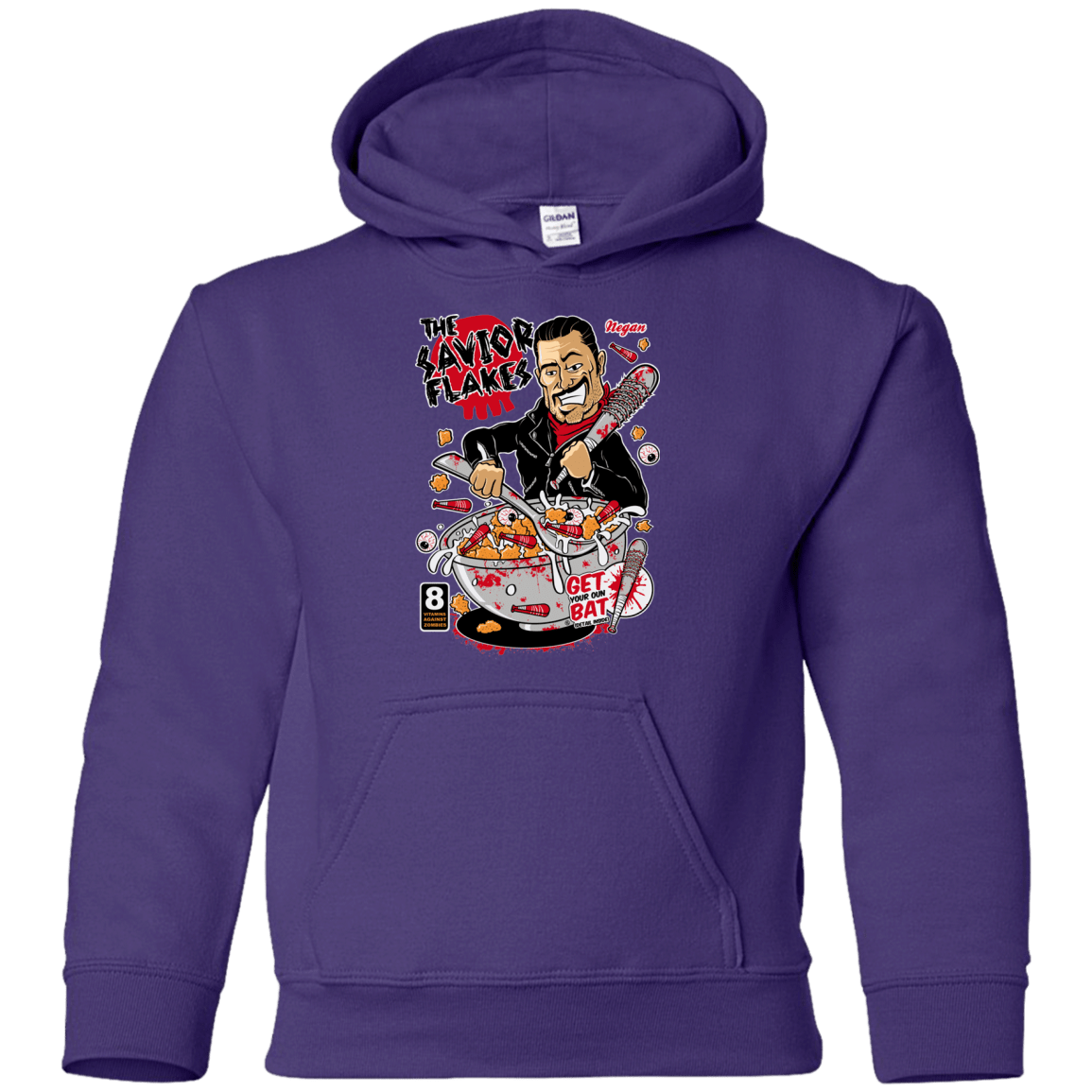 Sweatshirts Purple / YS The Savior Flakes Youth Hoodie