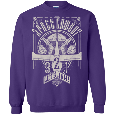 Sweatshirts Purple / Small The Vintage Series - Space Cowboy Crewneck Sweatshirt