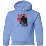Sweatshirts Carolina Blue / YS The Witcher Sumie Youth Hoodie