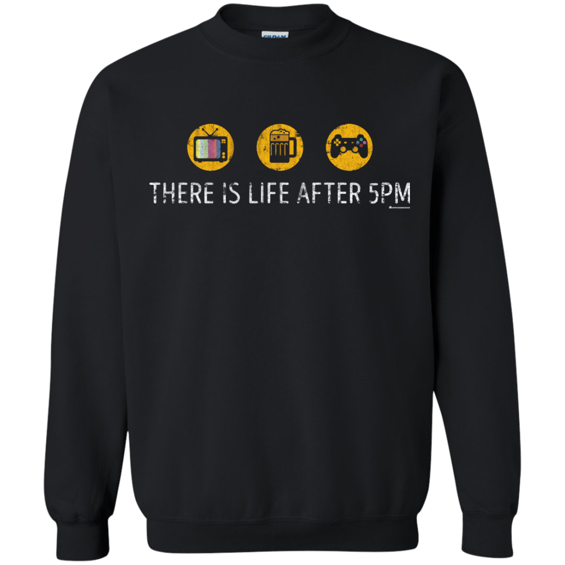 Sweatshirts Black / Small There Is Life After 5PM Crewneck Sweatshirt
