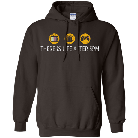 Sweatshirts Dark Chocolate / Small There Is Life After 5PM Pullover Hoodie