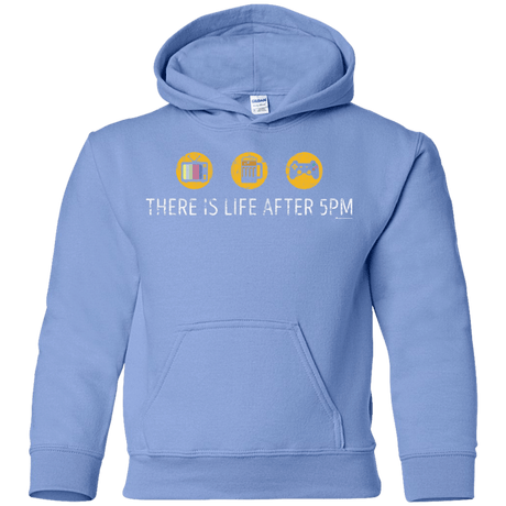 Sweatshirts Carolina Blue / YS There Is Life After 5PM Youth Hoodie