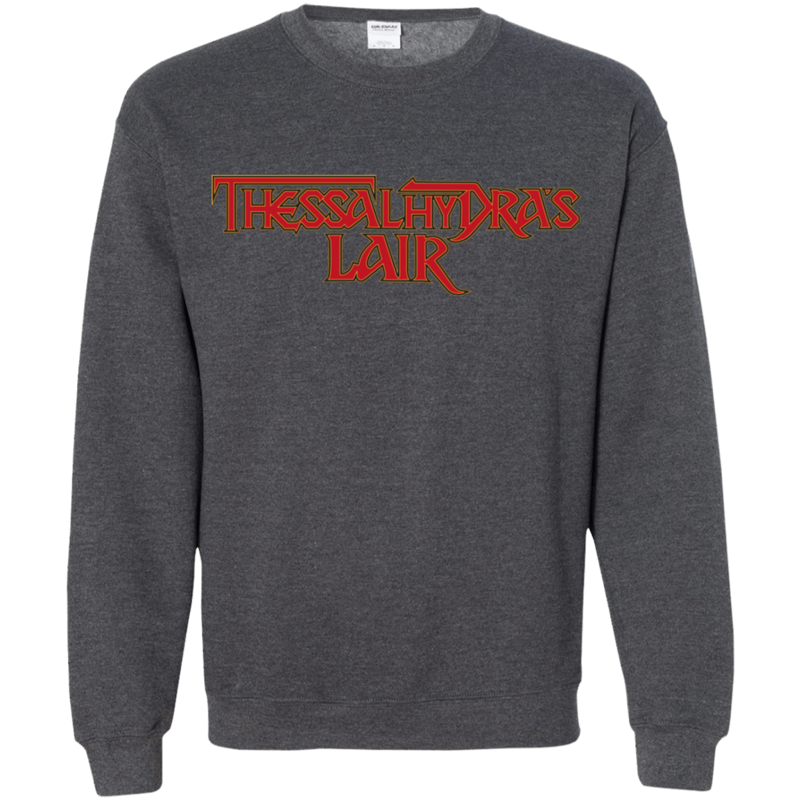 Sweatshirts Dark Heather / S Thessalhydras Lair Crewneck Sweatshirt