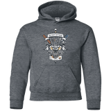 Sweatshirts Dark Heather / YS Three Cornetto's Crest Youth Hoodie