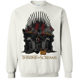 Sweatshirts White / Small Throne Of Screams Crewneck Sweatshirt