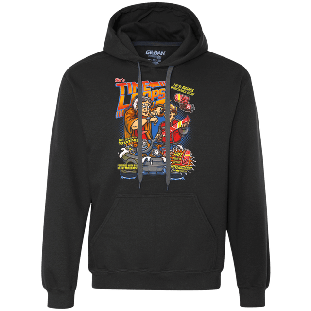 Sweatshirts Black / S Time Loops Premium Fleece Hoodie