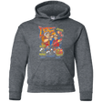 Sweatshirts Dark Heather / YS Time Loops Youth Hoodie
