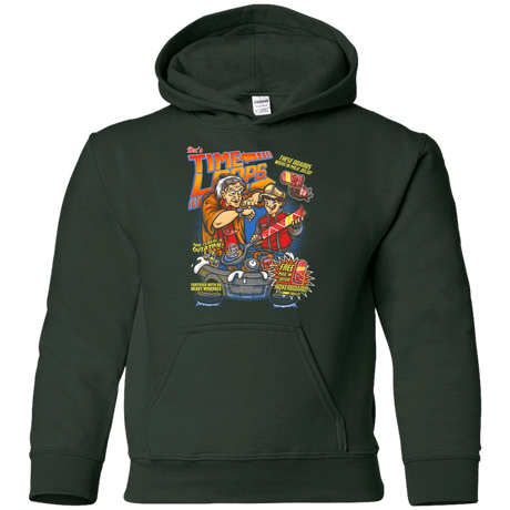 Sweatshirts Forest Green / YS Time Loops Youth Hoodie