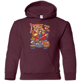 Sweatshirts Maroon / YS Time Loops Youth Hoodie