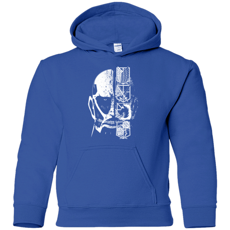 Sweatshirts Royal / YS Titan Black Youth Hoodie
