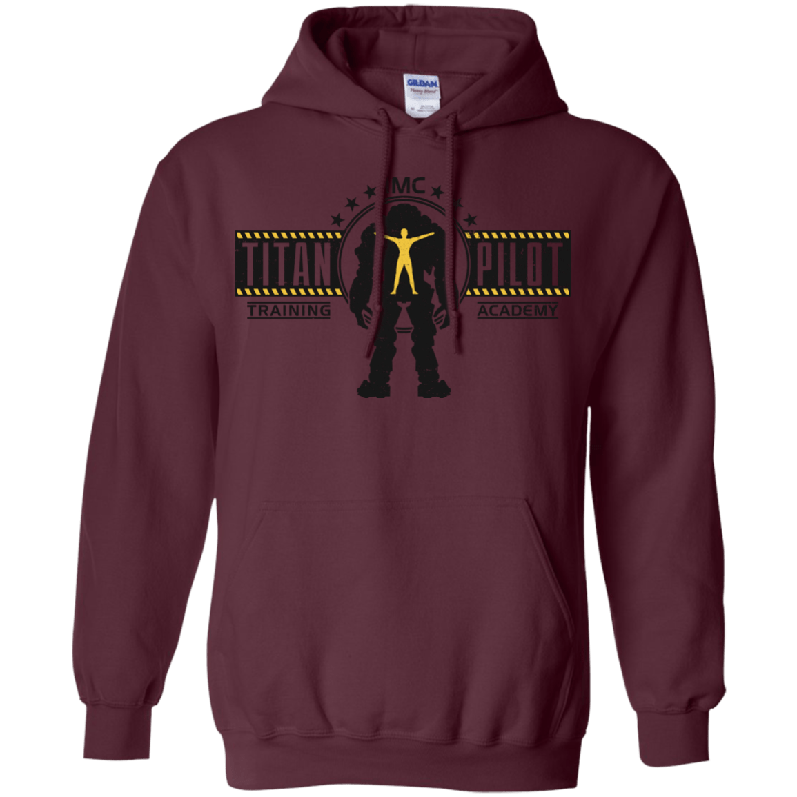 Sweatshirts Maroon / S Titan Pilot Pullover Hoodie