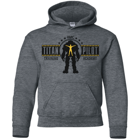 Sweatshirts Dark Heather / YS Titan Pilot Youth Hoodie